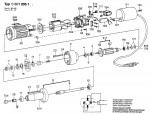 Bosch 0 601 205 109  Straight Grinders 42 V / Eu Spare Parts